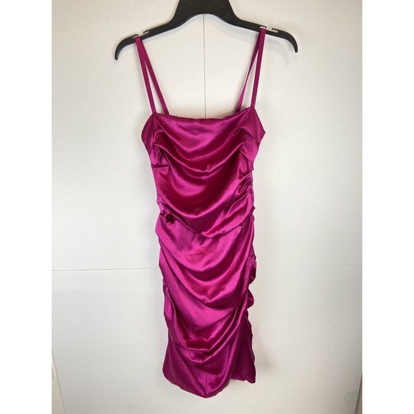 Dolce and Gabbana Silk Ruched Dress Sz:42 - Picture 9 of 15